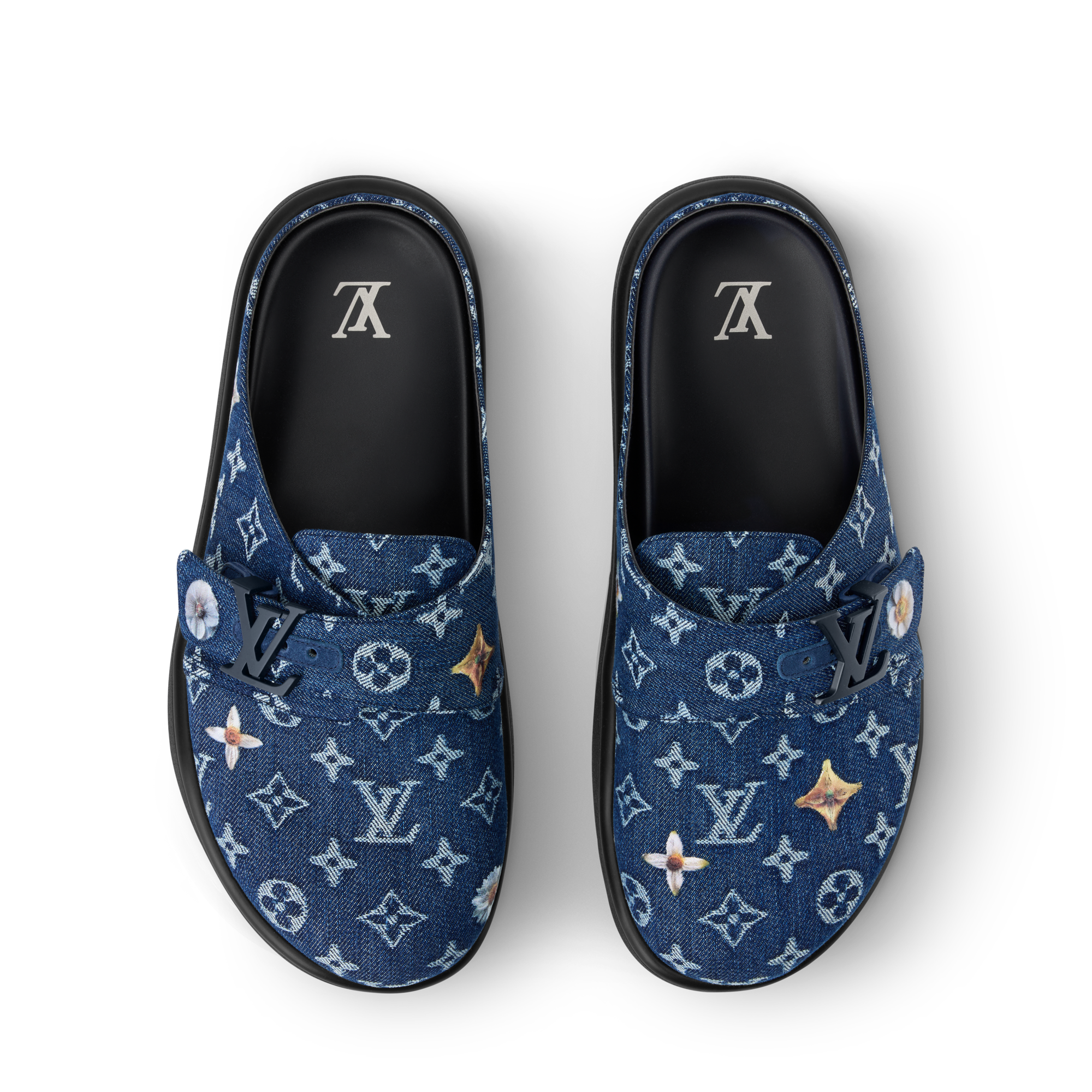 LOUIS VUITTON ライトブルー ミュール Blue Sandals for Men | LOUIS VUITTON ®